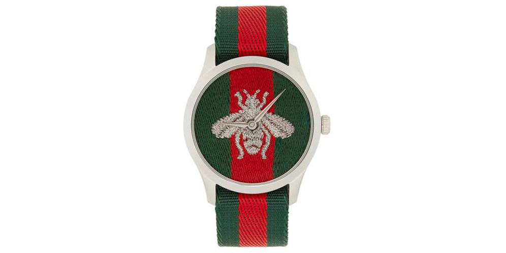 Gucci G-Timeless Web Bee Watch, Superminimalis!